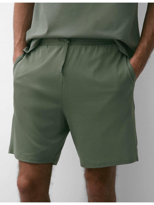 Marks & Spencer Pidžama kratke hlače od pamuka Supima® i modala Marks & Spencer zelena