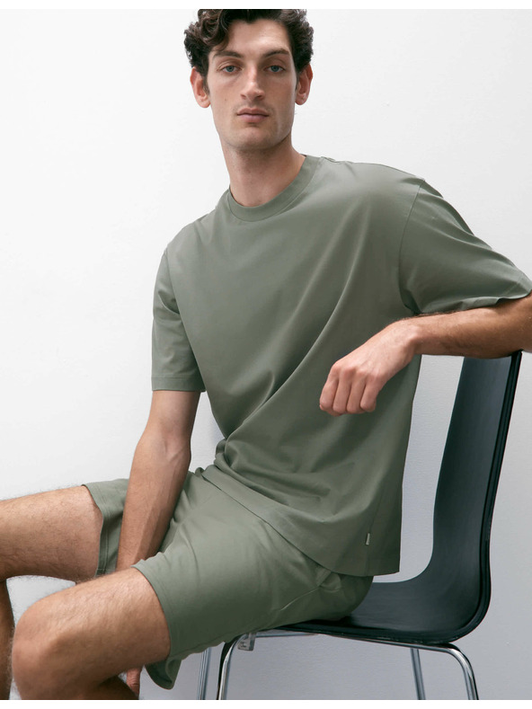 Marks & Spencer Pidžama kratke hlače od pamuka Supima® i modala Marks & Spencer zelena