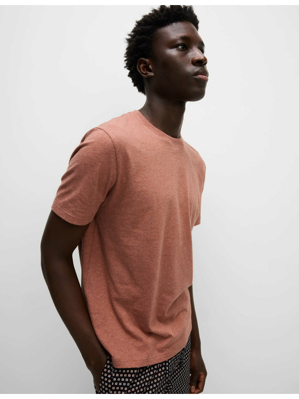 Marks & Spencer Pidžama set od čistog pamuka s geometrijskim printom Marks & Spencer narančasta