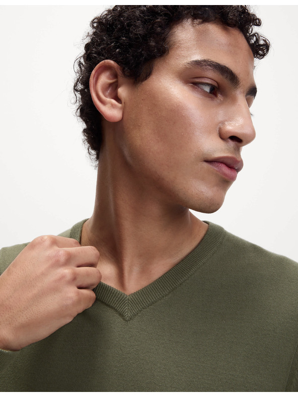 Marks & Spencer Čisto pamučni džemper s V-izrezom Marks & Spencer