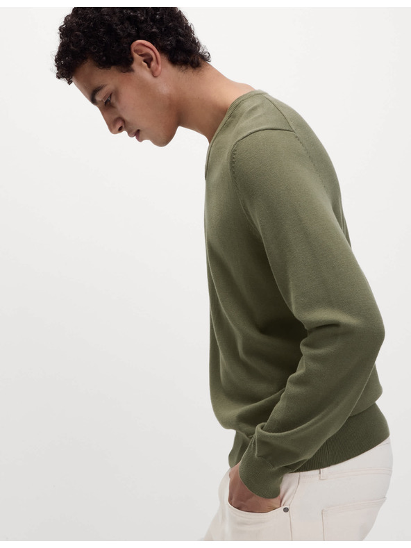 Marks & Spencer Čisto pamučni džemper s V-izrezom Marks & Spencer