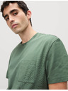 Marks & Spencer Majica od srednje tankog materijala od čistog pamuka s džepom Marks & Spencer zelena