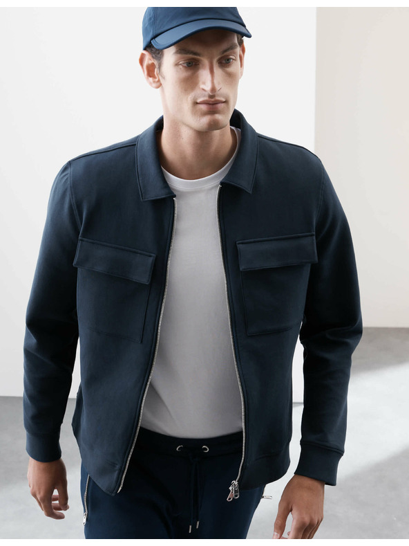 Marks & Spencer Sako s visokim udjelom pamuka Marks & Spencer mornarsko plava