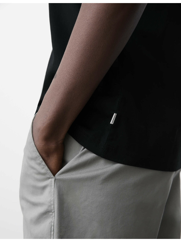 Marks & Spencer Топ na bretele od čistog Supima® pamuka s izrezom oko vrata Marks & Spencer crna