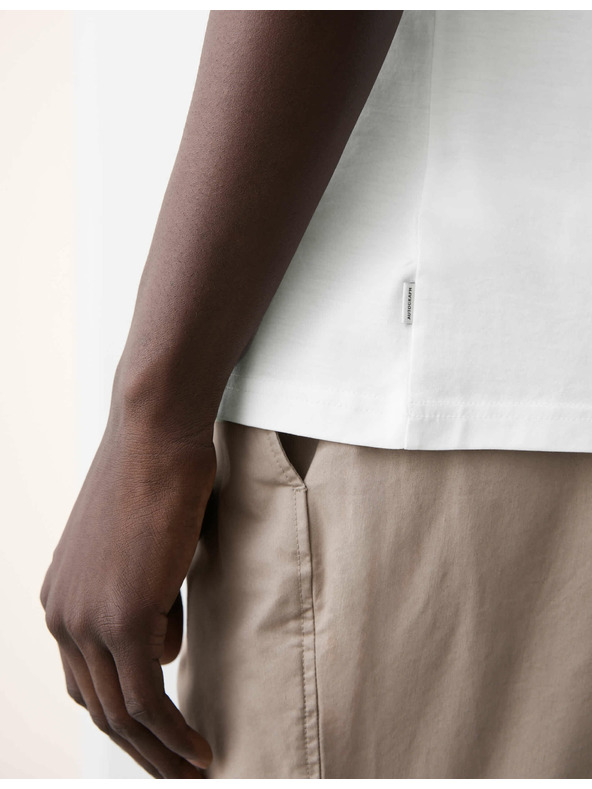 Marks & Spencer Топ na bretele od čistog Supima® pamuka s izrezom oko vrata Marks & Spencer bijela