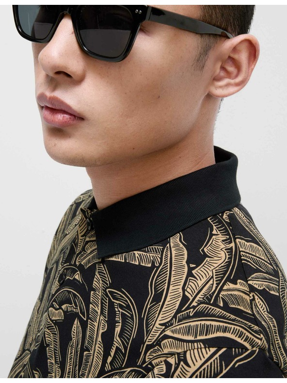 Marks & Spencer Polo majica od čistog pamuka s printom banana lista Marks & Spencer bež