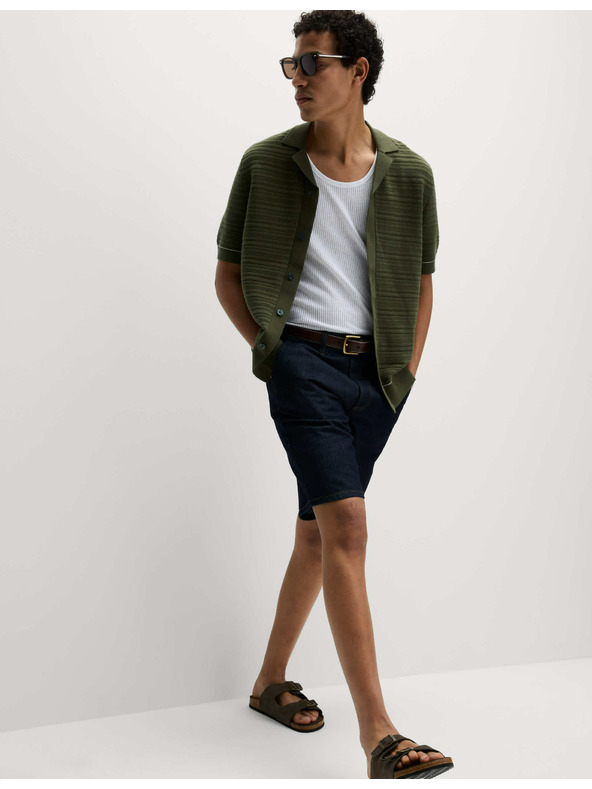 Marks & Spencer Pletena polo majica s teksturom i visokim udjelom pamuka Marks & Spencer zelena