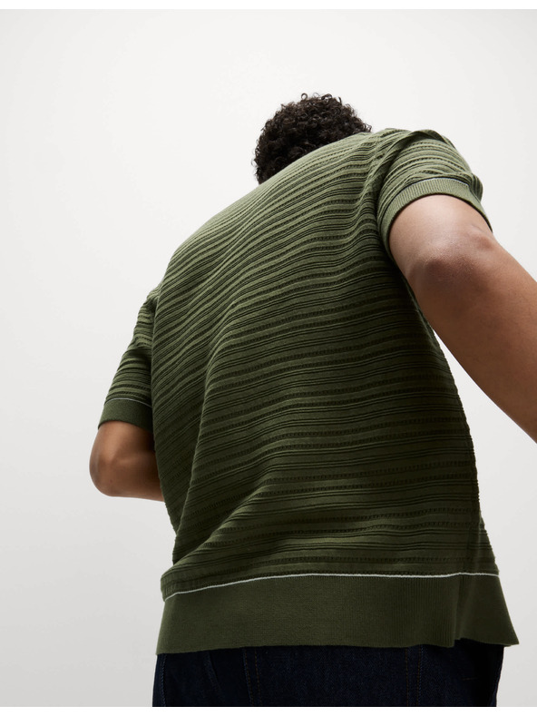 Marks & Spencer Pletena polo majica s teksturom i visokim udjelom pamuka Marks & Spencer zelena