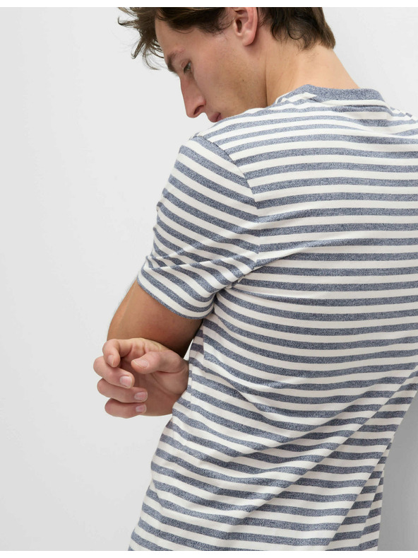 Marks & Spencer Prugasta majica od čistog pamuka Marks & Spencer plava