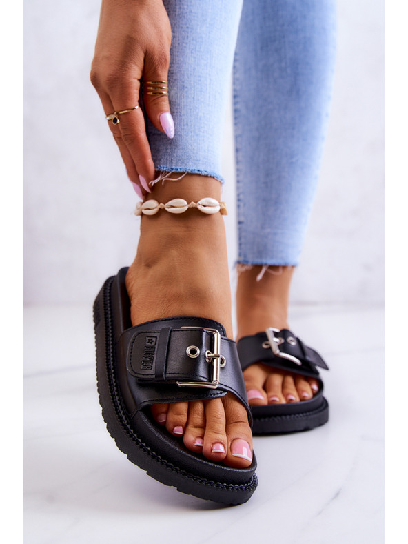 BIG STAR SHOES Ženske papuče Big Star Black