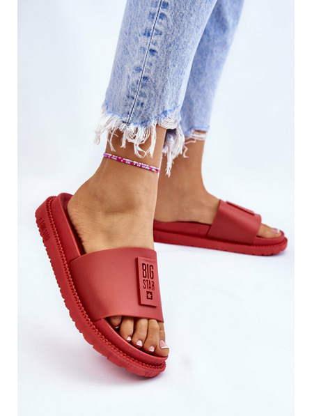 BIG STAR SHOES Ženske papuče Big Star crvene