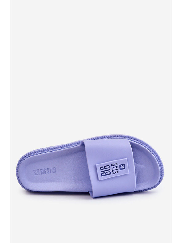 BIG STAR SHOES Ženske modne papuče Big Star - svijetloljubičaste: