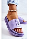 BIG STAR SHOES Ženske modne papuče Big Star - svijetloljubičaste: