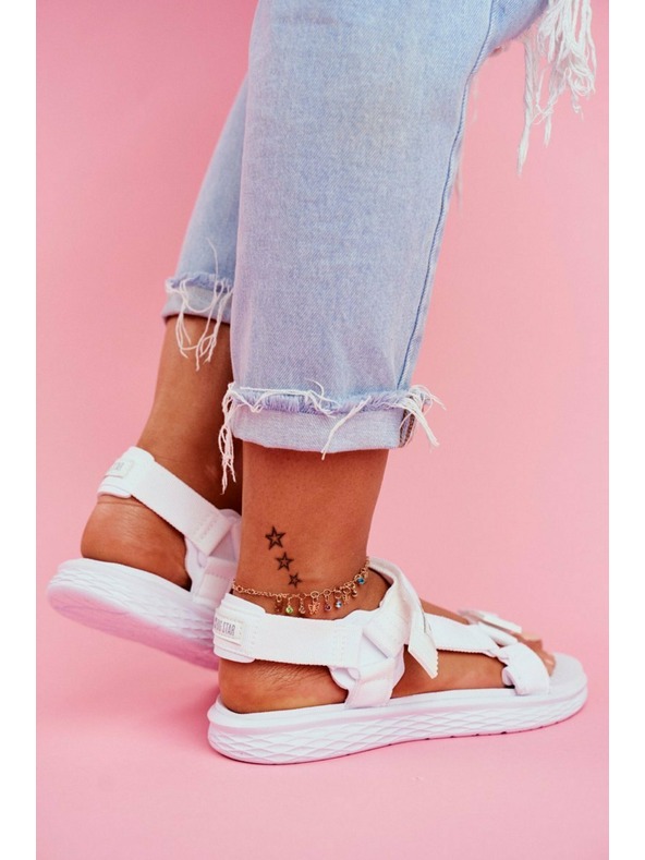 BIG STAR SHOES Ženske sandale Big Star White