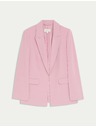 Marks & Spencer Jednostruki blazer, labavi kroj Marks & Spencer ružičasta