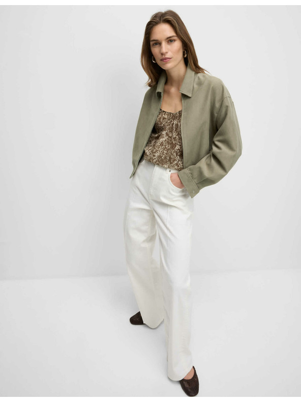 Marks & Spencer Semiš opuštena jakna Harrington Marks & Spencer smeđa