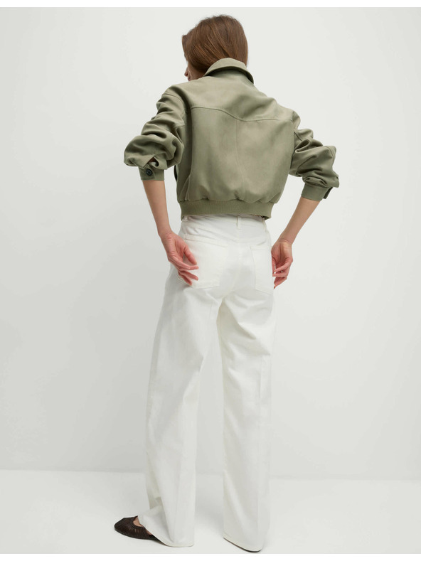 Marks & Spencer Semiš opuštena jakna Harrington Marks & Spencer smeđa