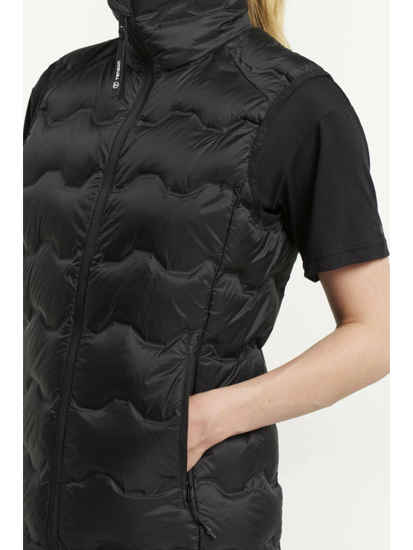 Tenson Ženski pernati prsluk TENSON crni