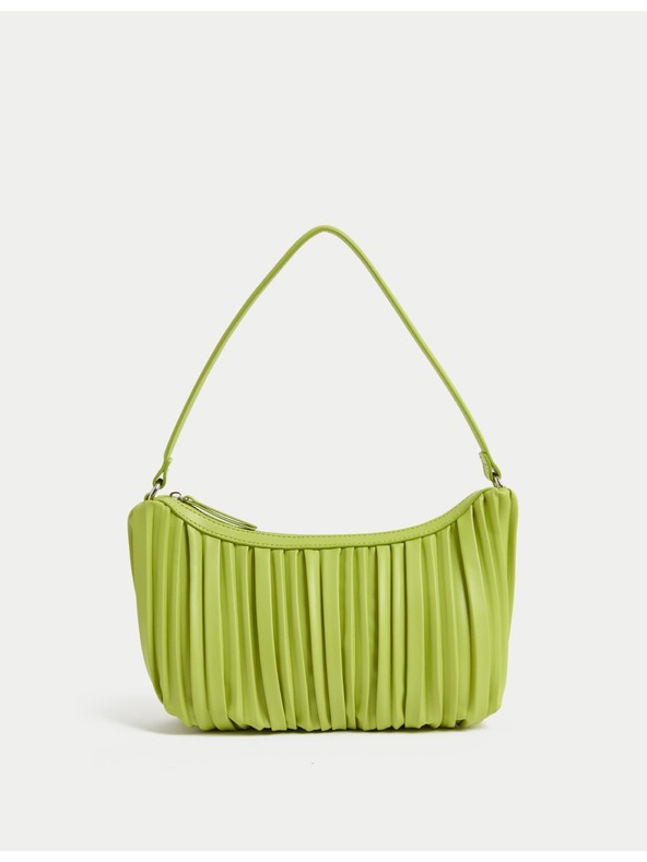 Marks & Spencer Nabrana torba preko ramena od umjetne kože Marks & Spencer zelena