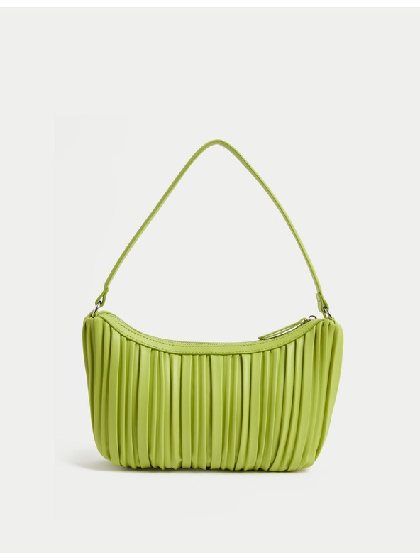 Marks & Spencer Nabrana torba preko ramena od umjetne kože Marks & Spencer zelena