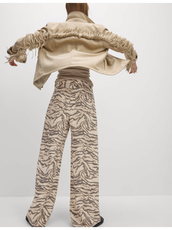 Marks & Spencer Traperice širokih nogavica i životinjskim printom Marks & Spencer