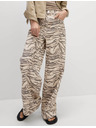 Marks & Spencer Traperice širokih nogavica i životinjskim printom Marks & Spencer