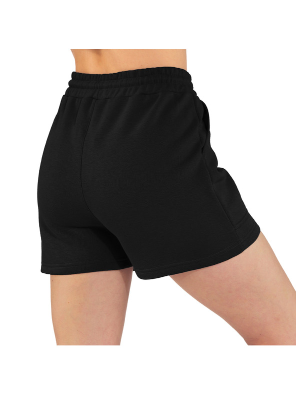 Horsefeathers Ženske trenerke kratke hlače Enzo crne HORSEFEATHERS