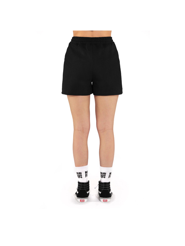 Horsefeathers Ženske trenerke kratke hlače Enzo crne HORSEFEATHERS