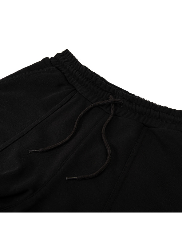 Horsefeathers Ženske trenerke kratke hlače Enzo crne HORSEFEATHERS