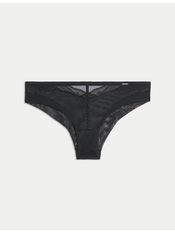 Marks & Spencer Brazilske gaćice Kyoto s čipkom Marks & Spencer crna