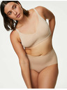 Marks & Spencer Šortkovi Flexfit™ bez vidljivih rubova visokog struka, 3 kom Marks & Spencer bež