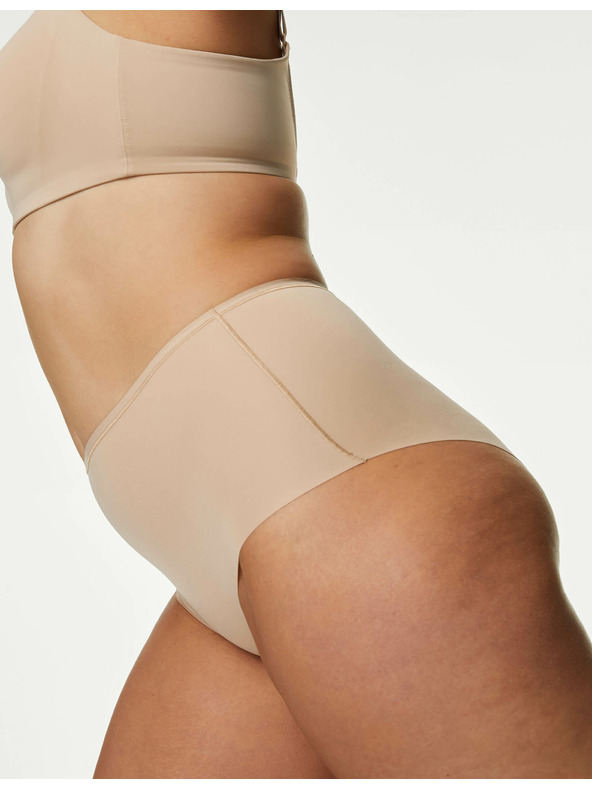 Marks & Spencer Šortkovi Flexfit™ bez vidljivih rubova visokog struka, 3 kom Marks & Spencer bež