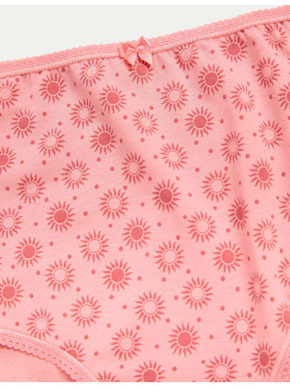 Marks & Spencer Gaćice visokog struka, od pamuka s materijalom Lycra™, 5 kom Marks & Spencer narančaste