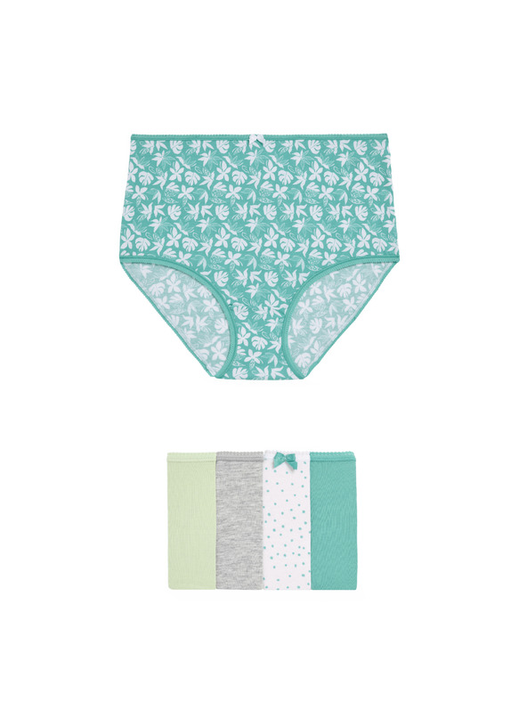 Marks & Spencer Gaćice visokog struka, od pamuka s materijalom Lycra™, 5 kom Marks & Spencer zelene