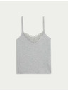 Marks & Spencer Kami pidžama top s čipkastim detaljima Marks & Spencer siva