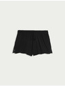 Marks & Spencer Pidžama kratke hlače s čipkom Marks & Spencer crna