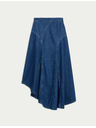 Marks & Spencer Traper maksi asimetrična suknja s naglašenim strukom Marks & Spencer mornarsko plava