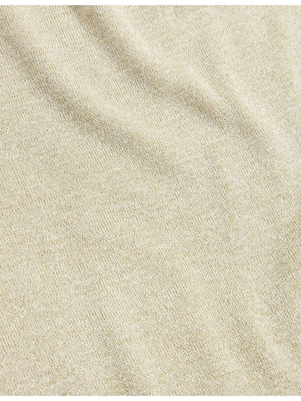 Marks & Spencer Metalni pleteni top s izrezom oko vrata Marks & Spencer krem
