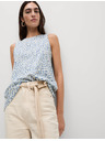 Marks & Spencer Majica bez rukava opuštenog kroja, visok udio pamuka s printom Marks & Spencer plava