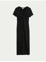 Marks & Spencer Jersey teksturirane midi body haljine s V-izrezom Marks & Spencer