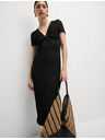 Marks & Spencer Jersey teksturirane midi body haljine s V-izrezom Marks & Spencer