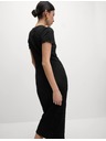 Marks & Spencer Jersey teksturirane midi body haljine s V-izrezom Marks & Spencer