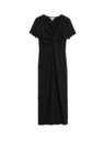 Marks & Spencer Jersey teksturirane midi body haljine s V-izrezom Marks & Spencer