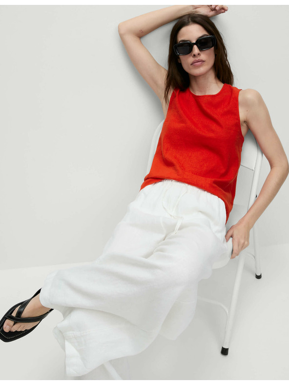 Marks & Spencer Top s prekriženim leđima i visokim udjelom lana Marks & Spencer