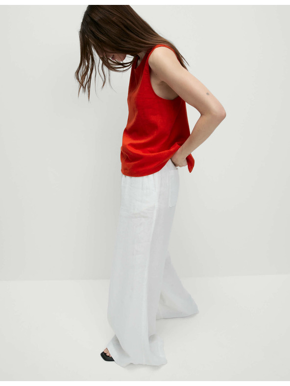 Marks & Spencer Top s prekriženim leđima i visokim udjelom lana Marks & Spencer