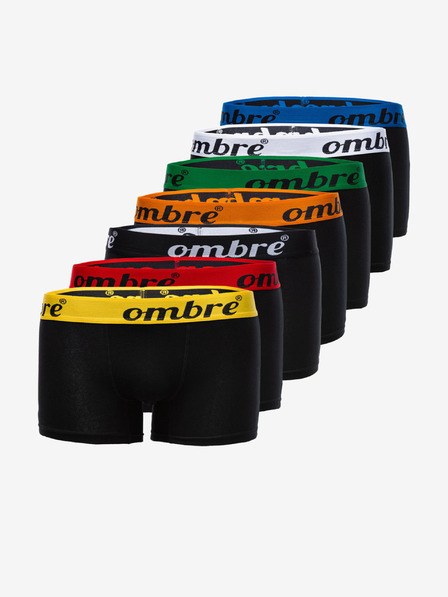 Ombre Clothing Crne muške bokserice - 7 kom Ombre Clothing U157