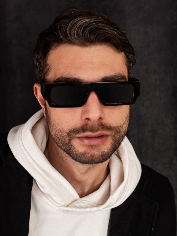 VEYREY VeyRey Square sunčane naočale Vest crna