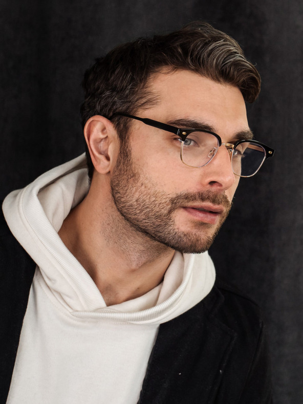 VEYREY VeyRey naočale s poluokvirom Ranw za blokiranje plave svjetlosti