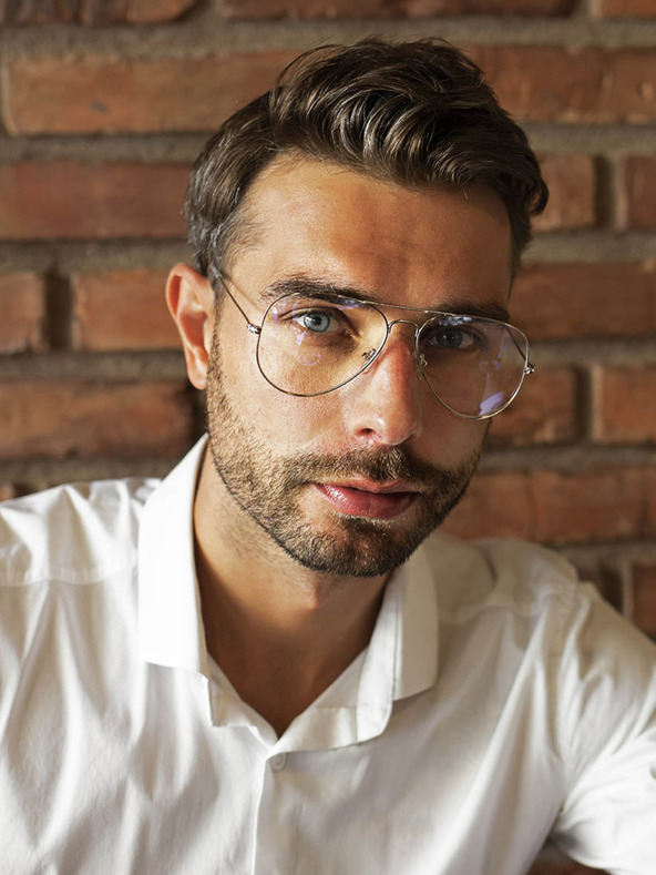 VEYREY VeyRey Pilotove naočale za računalo Bryant srebrne