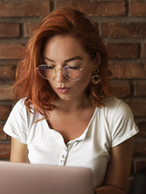 VEYREY VeyRey Curda plave svijetle ovalne naočale